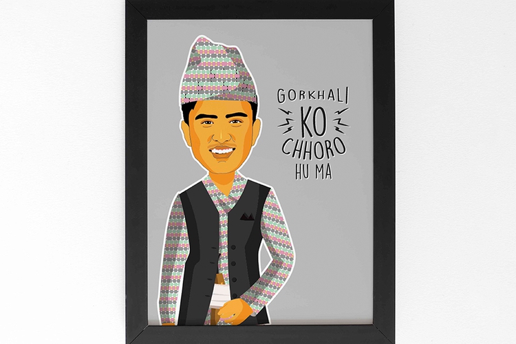 Gorkhali ko choro hu ma Frame