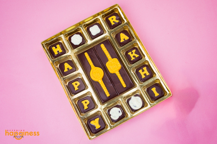 Happy Rakhi Customised Chocolate