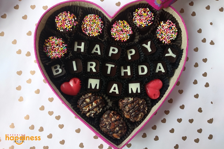 Happy Birthday Customised Chocolate