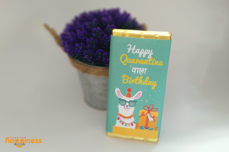 Quarantine Birthday Chocolate