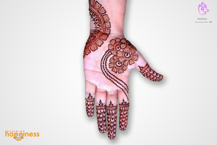 Mehendi Single Palm