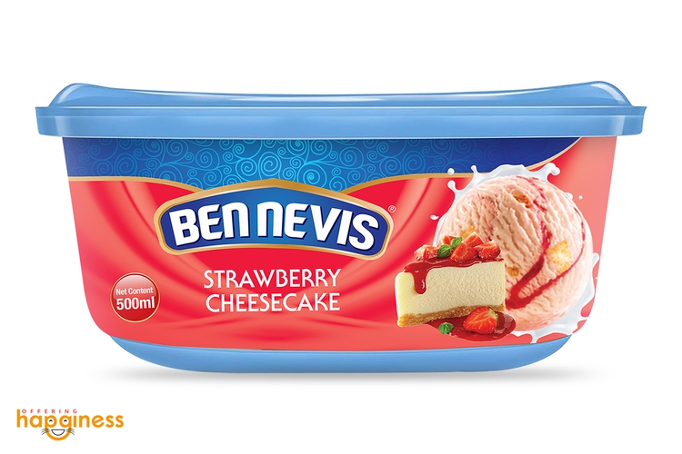 Strawberry Cheese Cake 500 Ml