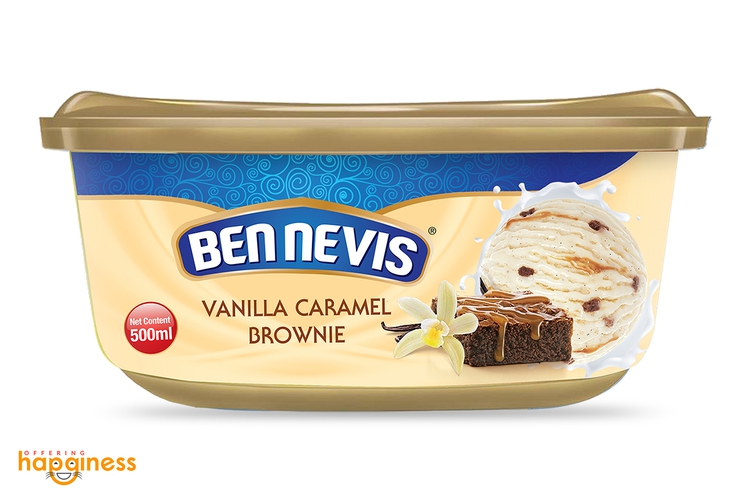 Vanilla Caramel Browine 500 Ml